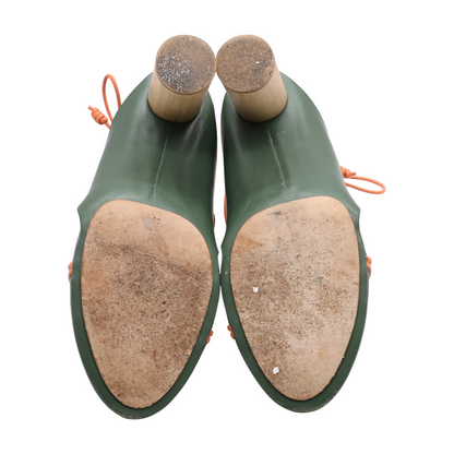 Green and Orange Roxie Heel