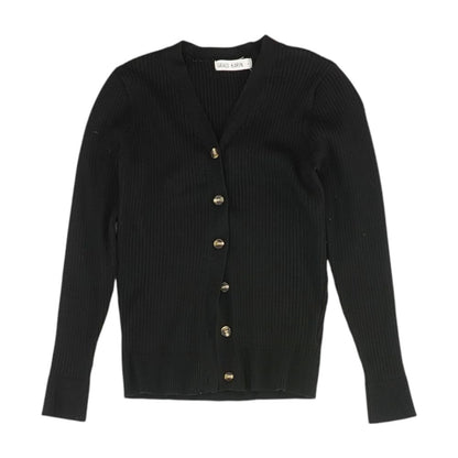 Black Cardigan Sweater