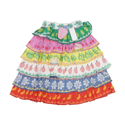 Multi Print Skirt