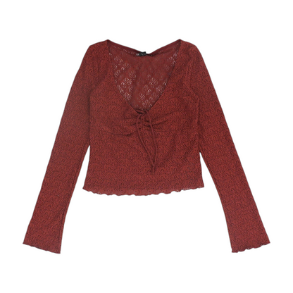 Burgundy Blouse
