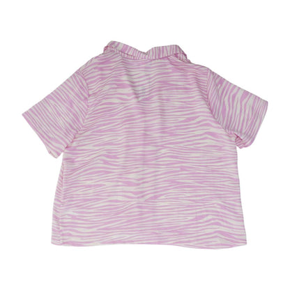 Pink Animal Print Button Down