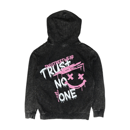 Black Solid Sweatshirt Pullover