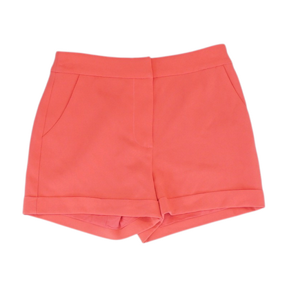 Pink Solid Chino Shorts