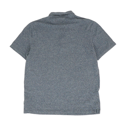 Navy Solid Short Sleeve Polo