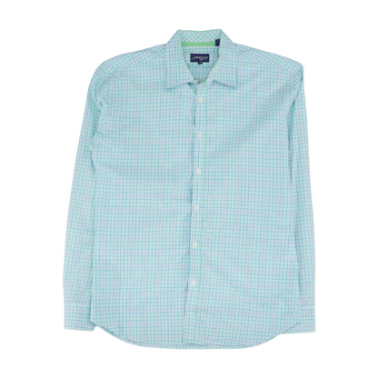 Blue Check Long Sleeve Button Down