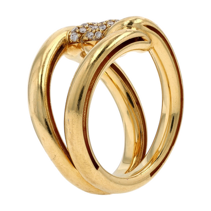 1/5 ctw 18K Yellow Gold Diamond Fashion Ring
