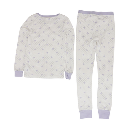 White Polka Dot Pajama Set