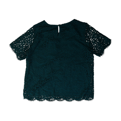Green Print Blouse