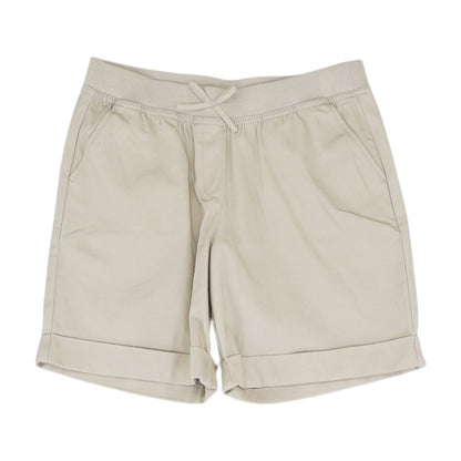 Khaki Solid Shorts