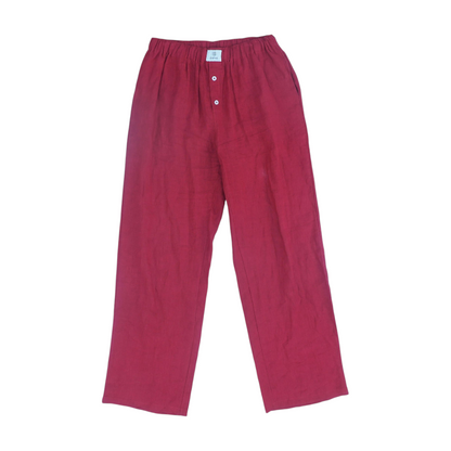 Red Solid Pajama Bottom