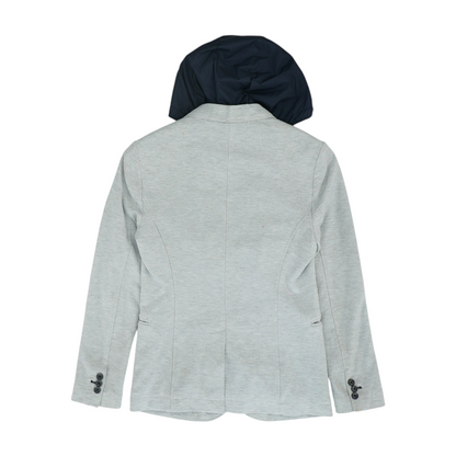 Gray Solid Blazer