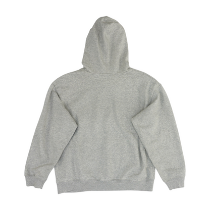 Gray Solid Hoodie Pullover