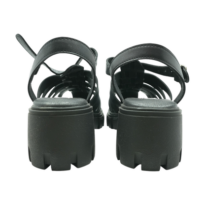 Black Heeled Sandals