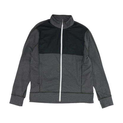 Gray Color Block Jacket