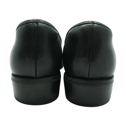 Black Slip-On Flats