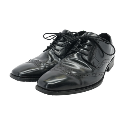 Black Lace-Up Dress Shoes