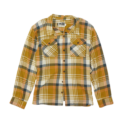 Multi Plaid Flannel Button Down