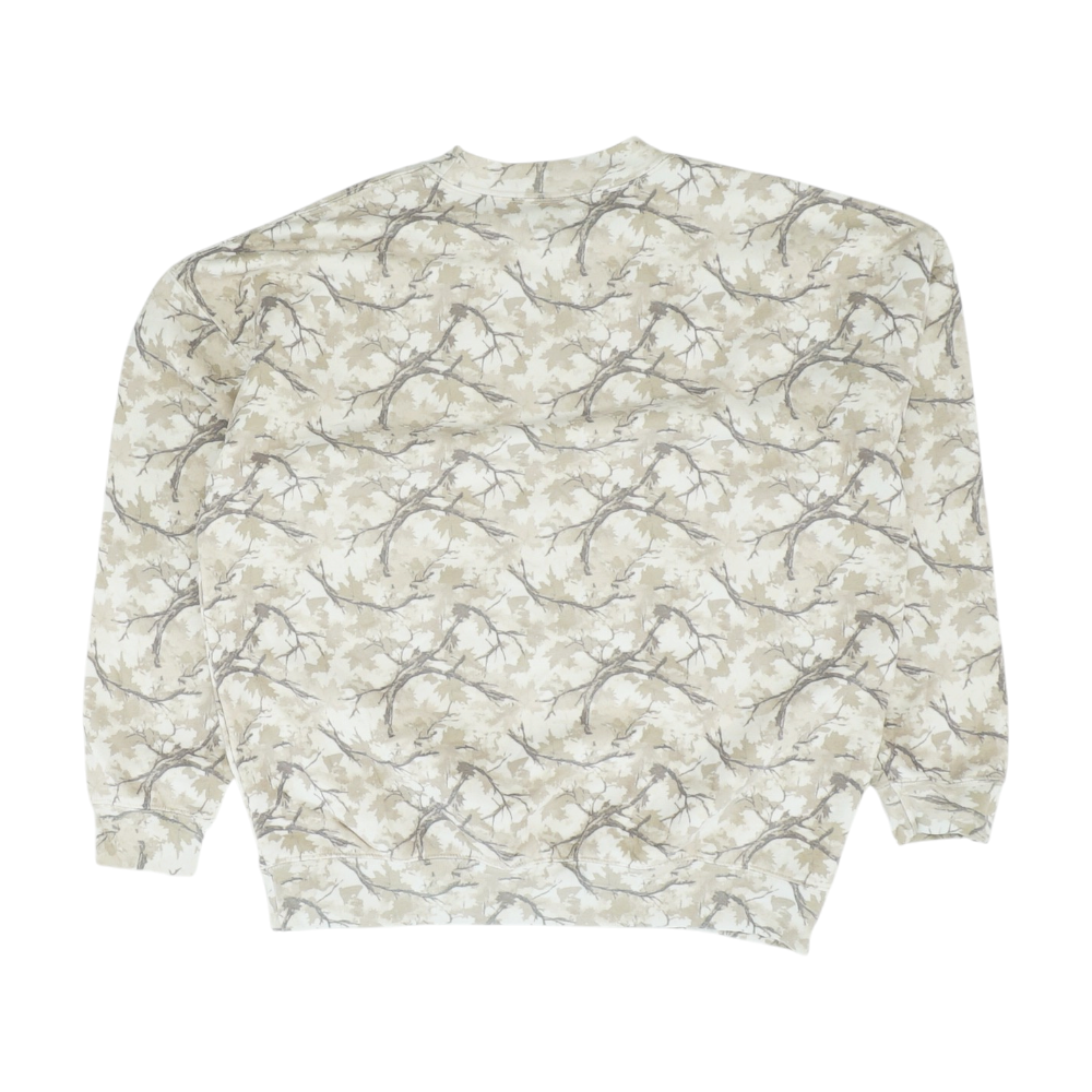 Beige Camo Sweatshirt Pullover