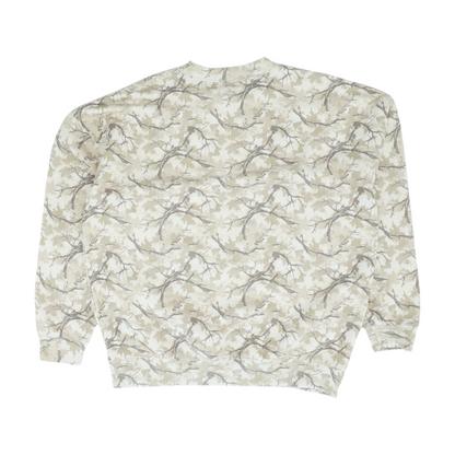 Beige Camo Sweatshirt Pullover