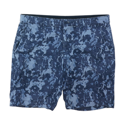 Navy Abstract Chino Shorts