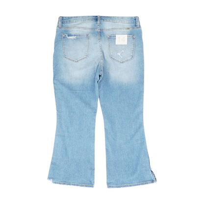 Blue Wide Leg Jeans