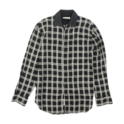 Black Check Long Sleeve Button Down