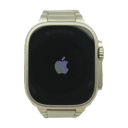49mm Ultra 2 Titanium Smartwatch Silver Band Medium
