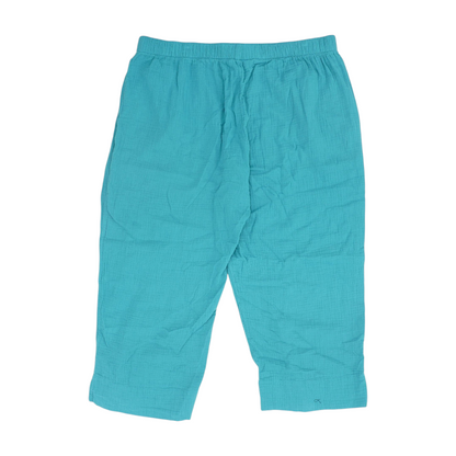 Blue Plus Wide Leg Pants