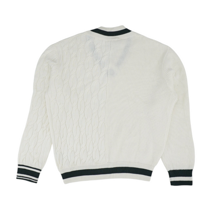 Ivory Solid Pullover Sweater