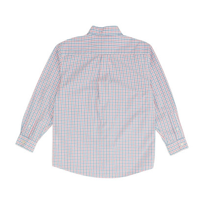Multi Check Long Sleeve Button Down