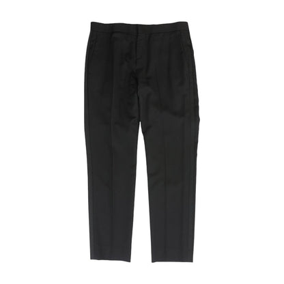 Black Solid Dress Pants