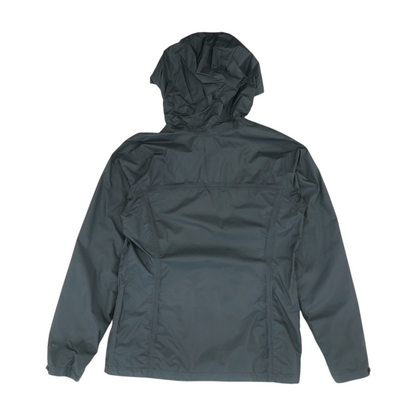 Black Solid Rain Jacket