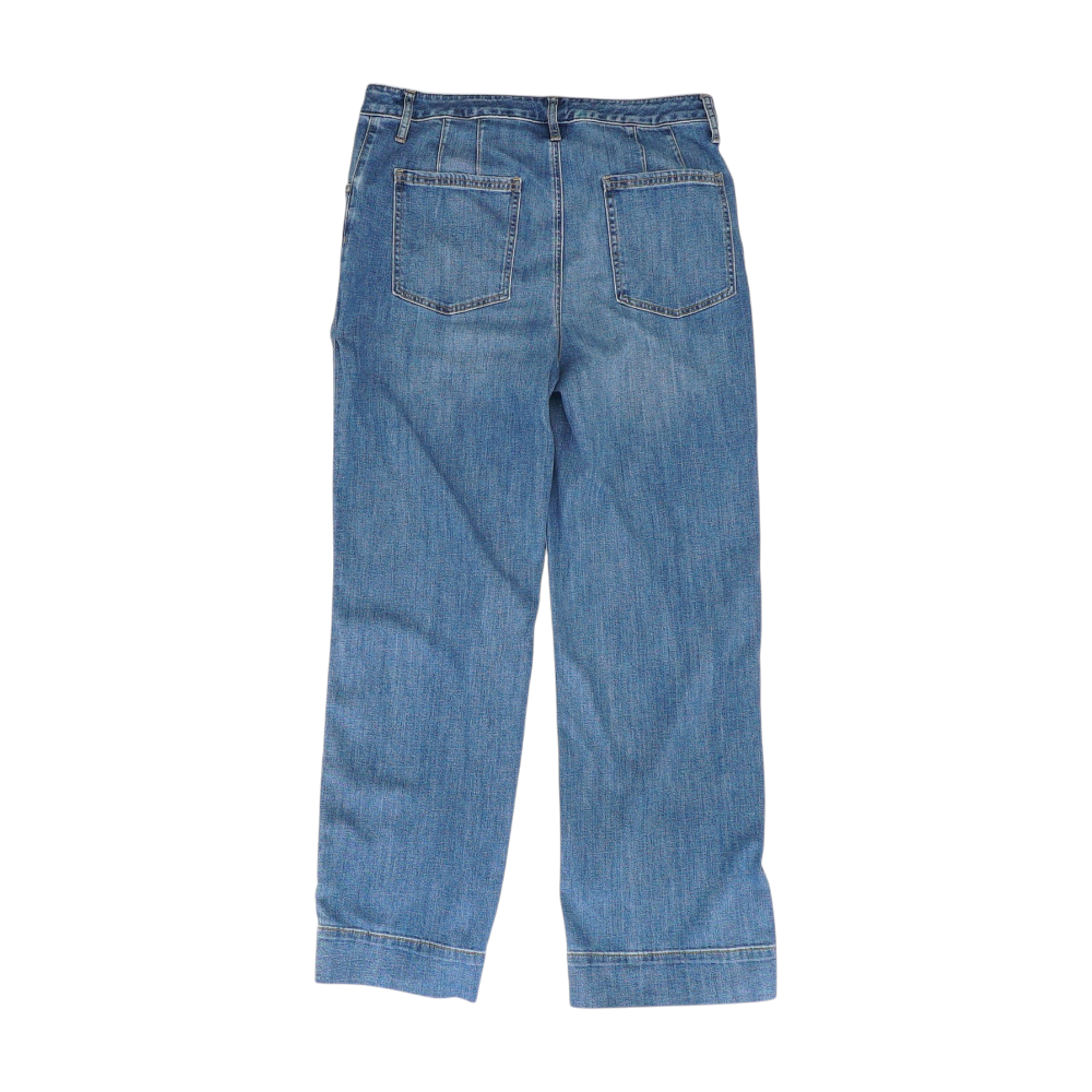 Blue Wide Leg Jeans