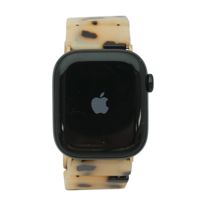 42mm Series 10 Black Smartwatch Gold Band M/L
