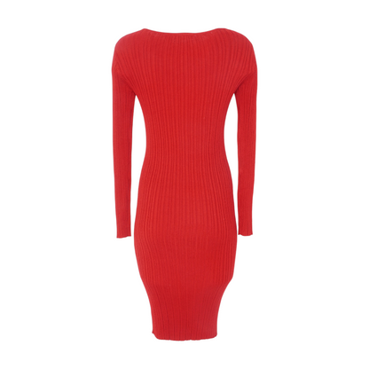 Red Midi Dress