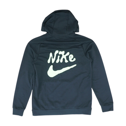 Black Solid Hoodie Pullover