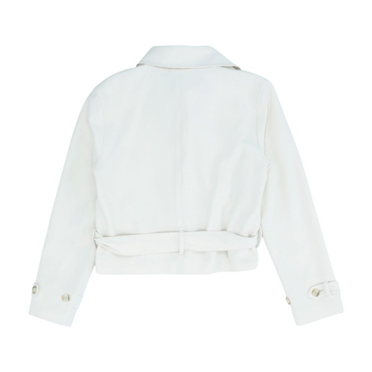 Ivory Solid Blazer