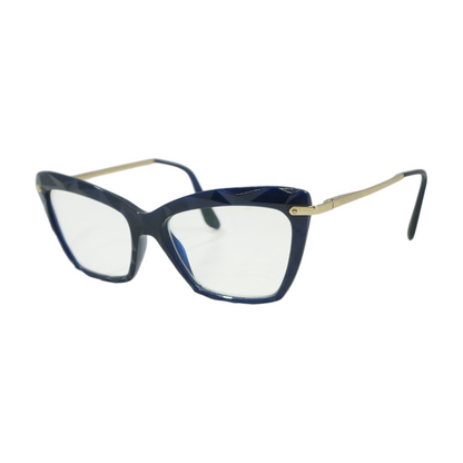 Navy Cat Eye Prescription Eyewear