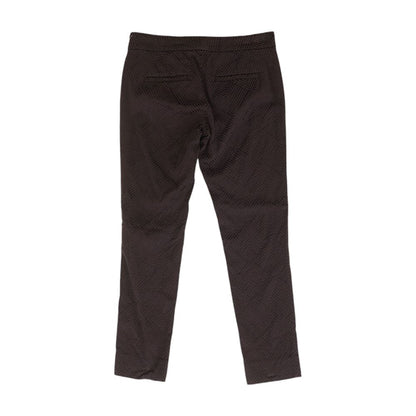 Purple Geometric Chino Pants