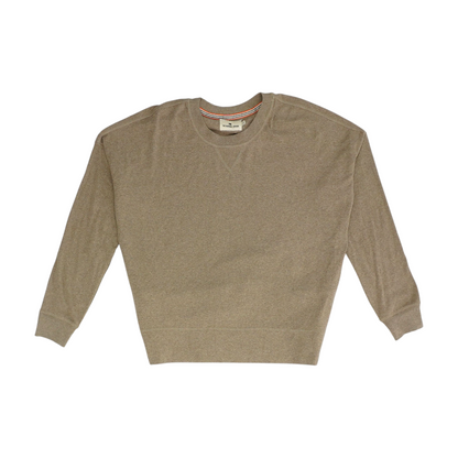 Brown Solid Sweatshirt Pullover