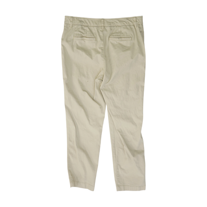 Beige Straight Pants