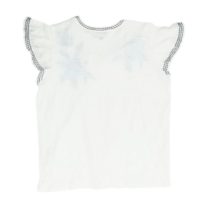 White Petite Blouse