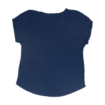 Navy Petite Blouse
