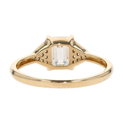 1 ctw 14K Yellow Gold Lab Grown Diamond Engagement Ring