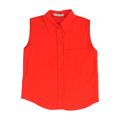 Red Button Down