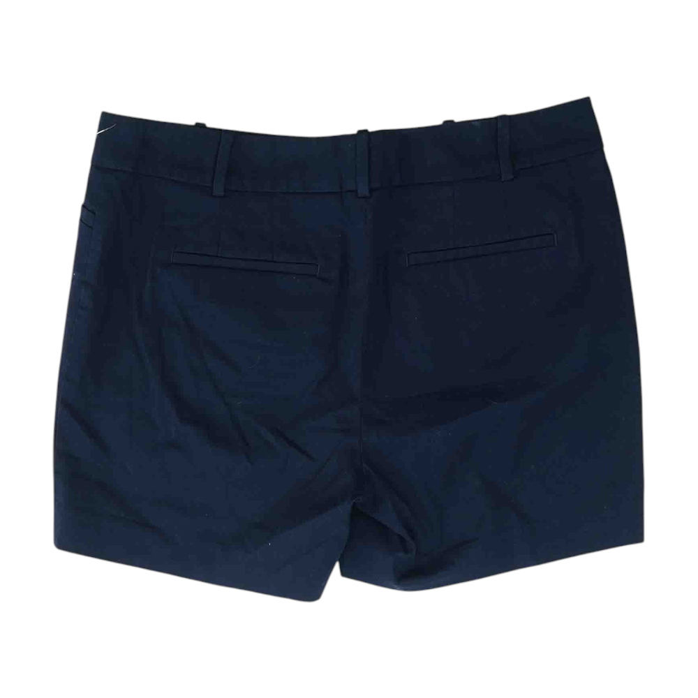 Navy Solid Casual Shorts