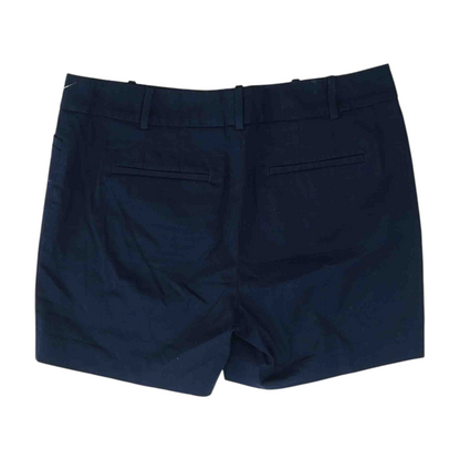 Navy Solid Casual Shorts