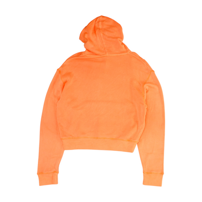 Coral Solid Hoodie Pullover