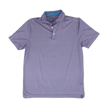 Multi Striped Short Sleeve Polo