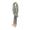 Pink Striped Acrylic Scarf